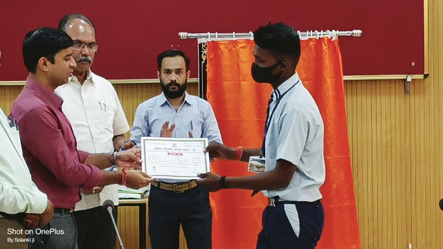 PSY Meritorious honor in Sagar Collectorate